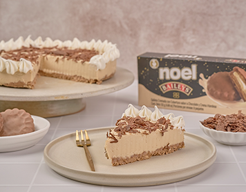 Postre de Baileys con Base de Galletas Baileys noel